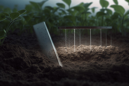 土壤传感器测量土壤质量设计图片