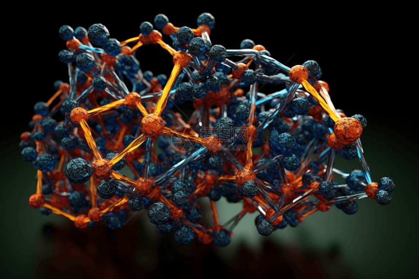 3D分子结构细节图片