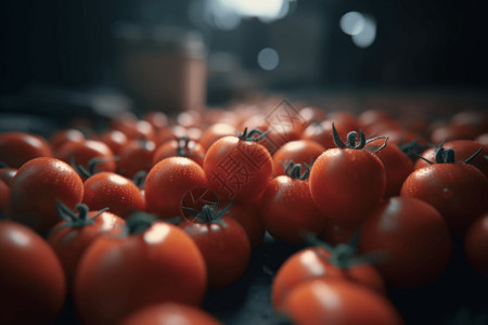 蔬菜收获超番茄场景设计图片