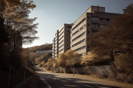 一所大学建筑图片