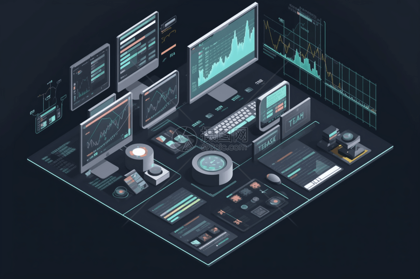 智能化交易数据显示屏图片
