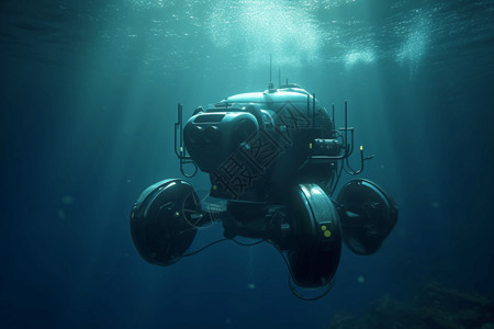 海洋作业水下作业机器人设计图片