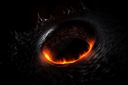 超级黑洞神秘的宇宙黑洞背景
