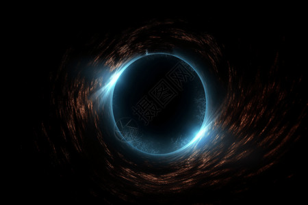 黑洞眼黑色外太空高清图片