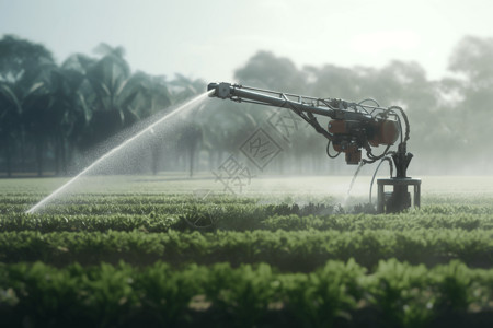 农田机械自动浇水系统设计图片