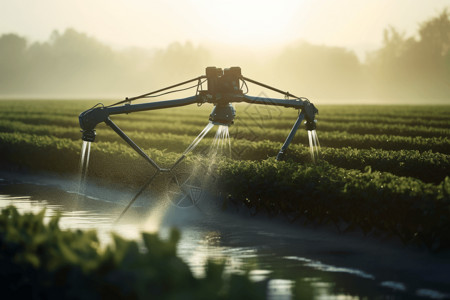 灌溉设备自动浇灌新农业设计图片