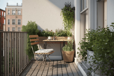 花和草现代阳台设计设计图片