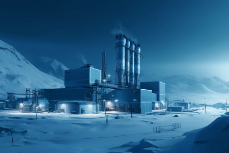 北极地热发电厂图片