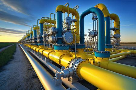 天然气管道天然气工业高清图片