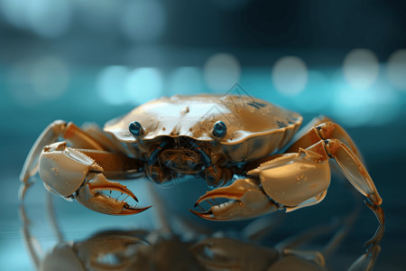 螃蟹特写仿生机器人螃蟹设计图片