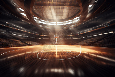 篮球场的建筑高清图片