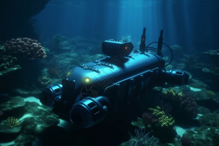 海洋作业水下机器人设计图片