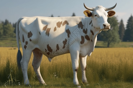 农场的奶牛图片