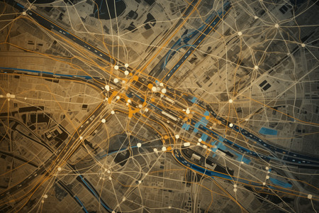 交通地理信息系统背景图片