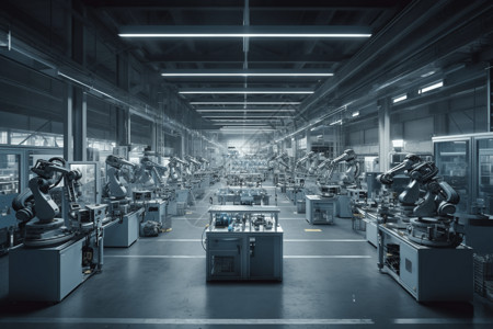 机器人的工厂图片
