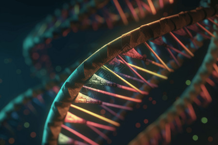 彩色DNA背景背景图片