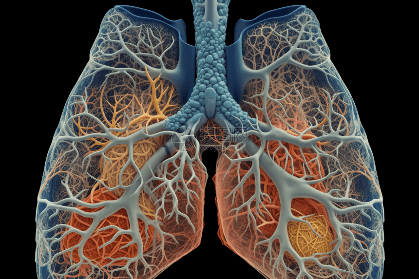 支气管与肺部图片