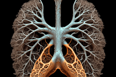支气管与肺泡图片
