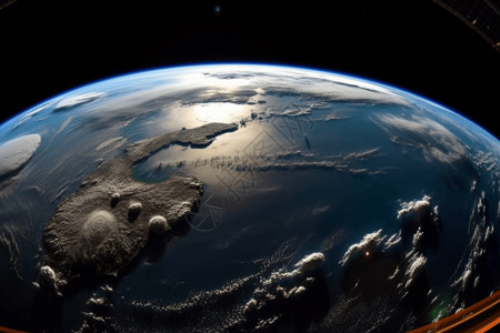 宇航员视角的地球图片