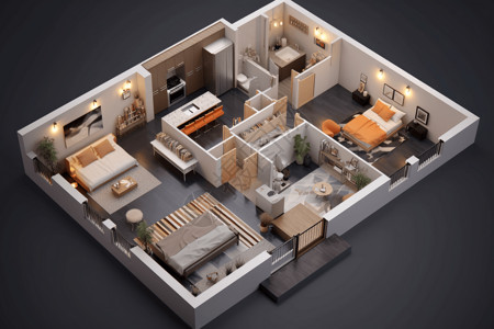 小户型家庭公寓缩略图设计图片