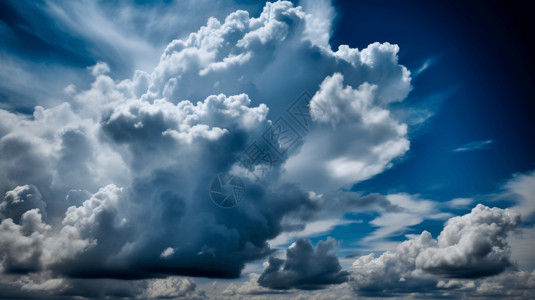 天空和云层背景图片