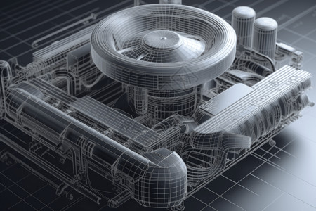 发动机冷却水管发动机冷却结构设计图片