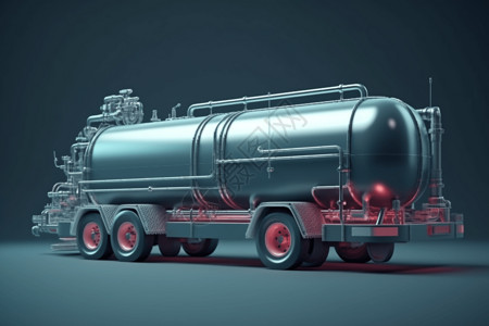 汽车油箱满满的卡车汽车燃油系统设计图片