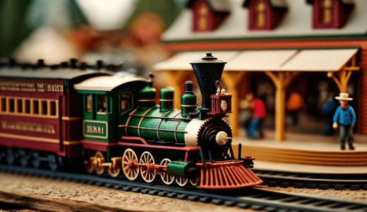 微型玩具火车图片