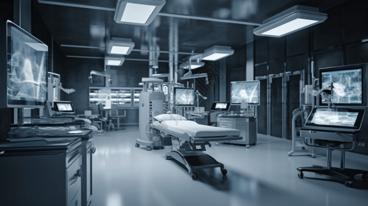 未来医院数字医疗设备背景