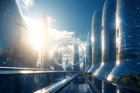 未来的科技城市图片