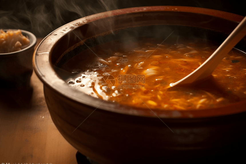 中国传统酸辣汤图片