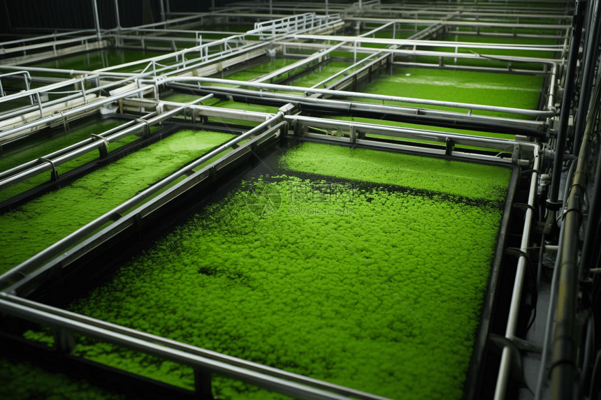 藻类养殖图片