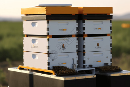 智能养蜂技术背景图片