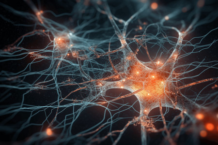 脑神经元脑细胞网络设计图片