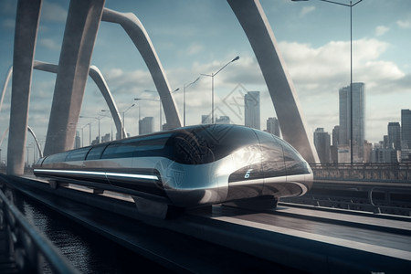 hyperloop无污染即时环游世界设计图片