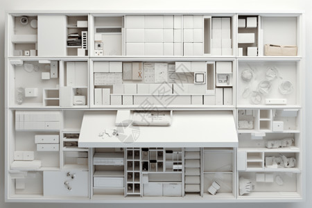 模块化的家居模块化存储系统设计图片