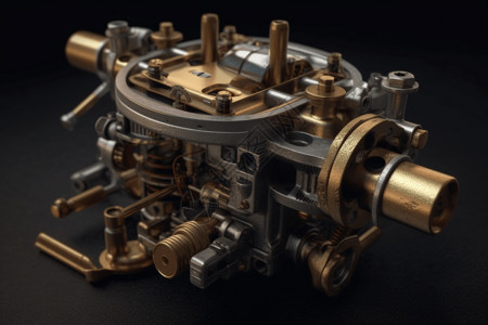 化油器拆卸3D设计图高清图片
