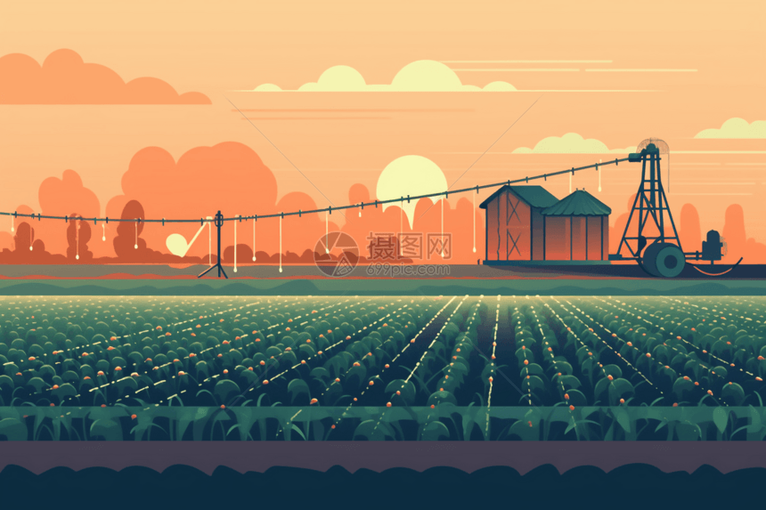 农业灌溉系统图片