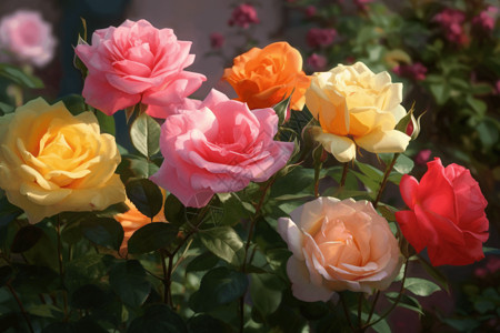 春天的玫瑰图片