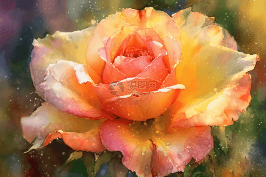 玫瑰花插图图片