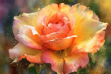 玫瑰花插图图片