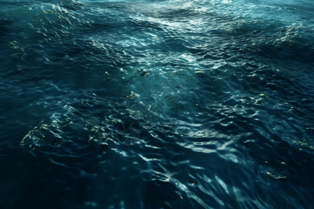 水面鲸鱼大海上的漩涡设计图片
