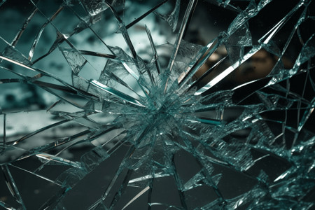 冰碎破碎的玻璃背景设计图片