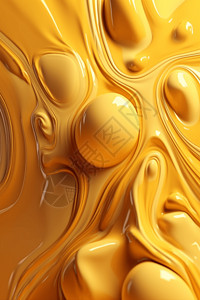 黄色抽象3D背景图片