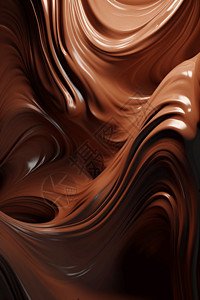 巧克力特写3D棕色背景设计图片