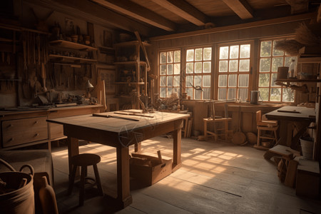 木工刨木工工作室设计图片