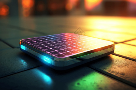苹果充电器彩色太阳能充电器设计图片