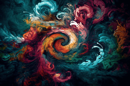 漩涡液体纹理抽象设计背景图片