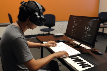 想法和理论结合使用VR演奏音乐背景