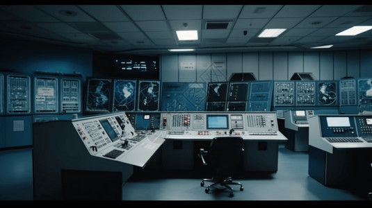 现代火箭发射中心控制面板图片